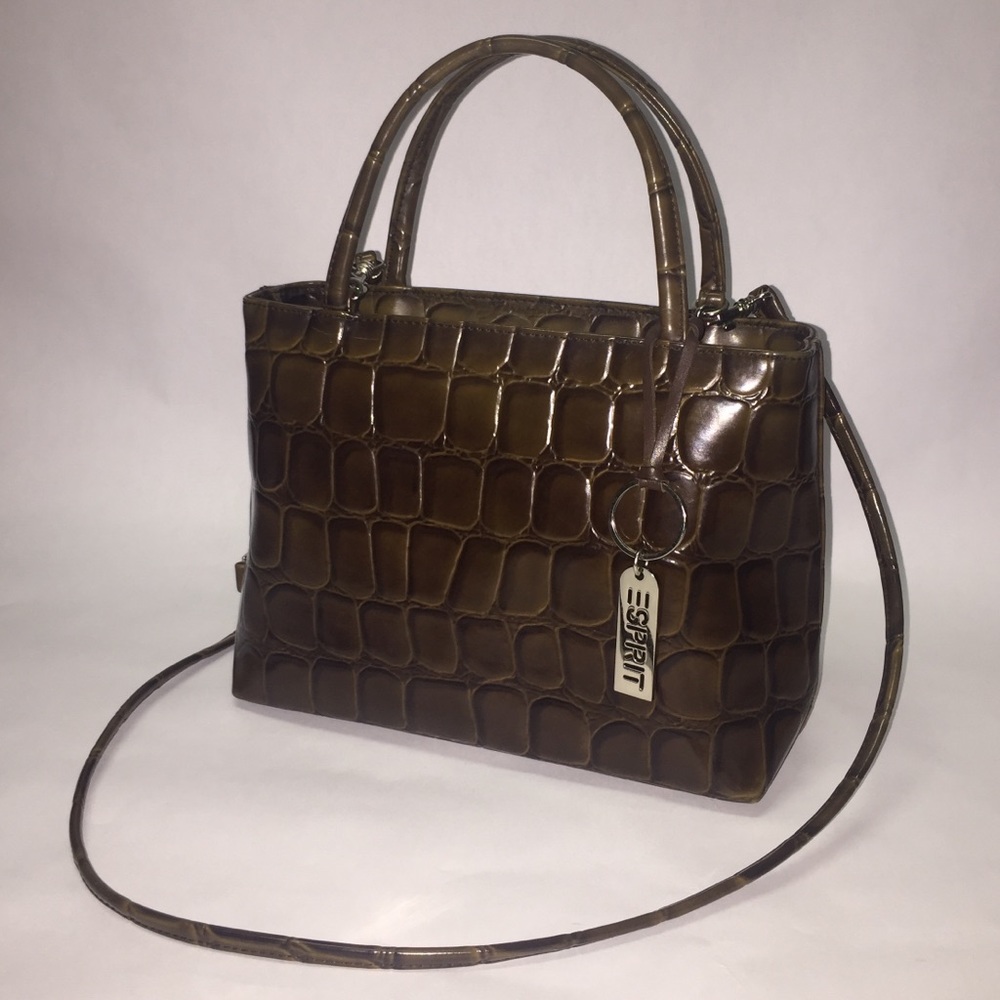 SOLD!! Esprit Croc Handbag SOLD!!!